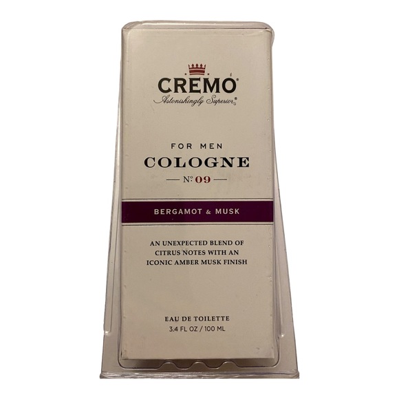 Cremo Bergamot and Musk 3.4 oz / 100 mL Eau De Toilette Spray NEW - Discontinued - Picture 4 of 10